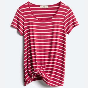 NBW Minal Knot Front Knit Top